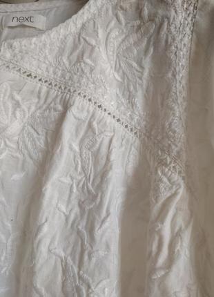 Вышитая блузка туника