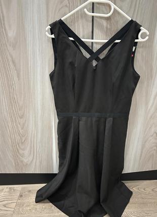 Zara naf naf чорна сукня кльош 38