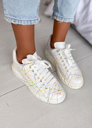 Жіночі кросівки alexander mcqueen rainbow