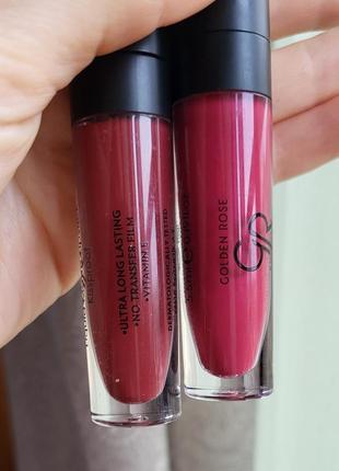Лот матовых помад golden rose soft matte lipstick 05, 15