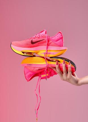 Беговые кроссовки nike air zoom alphafly pink orange