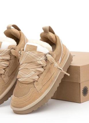 Зимние кроссовки ugg lowmel sneaker sand