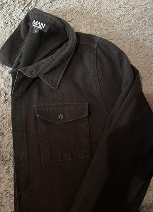 Сорочка джинсова man boohoo