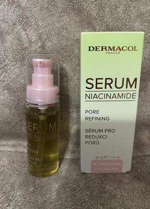 Dermacol niacinamid serum сироватка для зменшення пор та темних плям проти пігментації