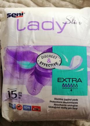 Урологические прокладки seni lady slim exstra