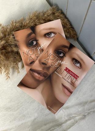 Оригинал пробник оттеночная сыворотка для лица clarins tinted oleo-serum healthy-glow and nourishing skin tint