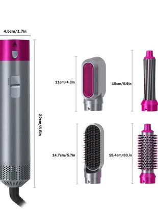 Стайлер 5 в 1 hot air styler для різних типів волосся2 фото