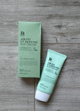 Benton air fit uv defense sun cream spf50+/pa++++ зволожуючий сонцезахисний крем з центеллою 50 мл