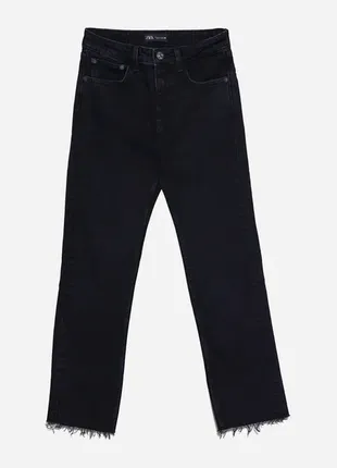 Джинсы zara 34 размер xs, черный джинс