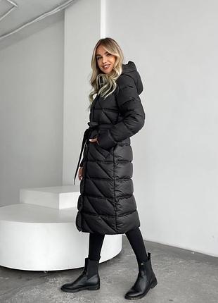 Стильный пуховик, зимнее пальто, куртка2 фото