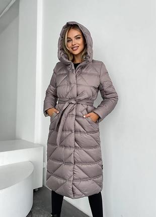 Стильный пуховик, зимнее пальто, куртка7 фото