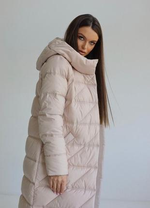 Стильный пуховик, зимнее пальто, куртка4 фото