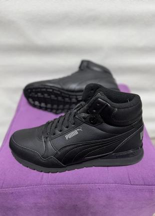 Кроссовки фирменные высокие утепленные puma