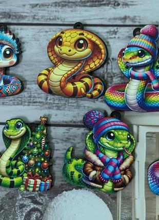 🎄магнит на холодильник или игрушка на елку с символом 2025 года🐍