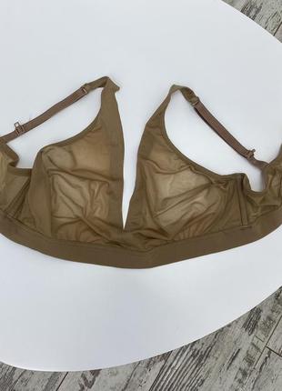 Intimissimi базовый бежевый полупрозрачный бюст без косточек крутого бренда