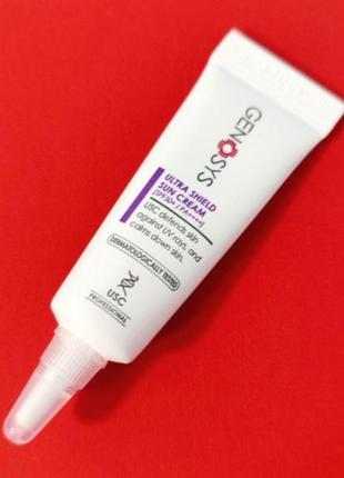 Сонцезахисний крем genosys ultra shield sun cream spf 50 pa (пробник) 4g