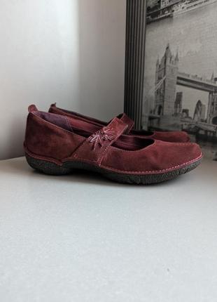 Мокасины туфли clarks epic film (7 1/2 /41,5) спортивного плана женские оригинал замша
