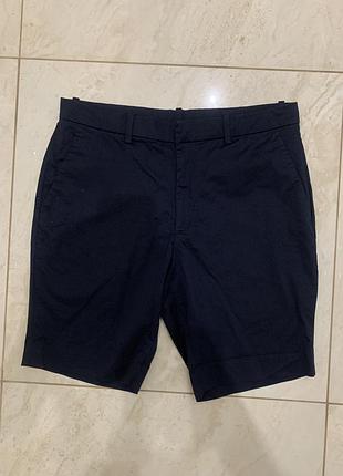 Мужские чино шорты синие uniqlo