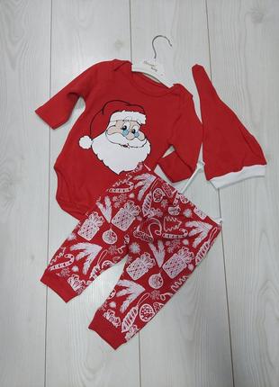 Новорічний набір 🌲🎅🎄для найменших 3-6-9-12міс.