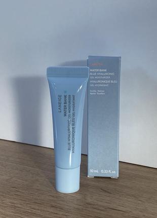 Увлажняющий крем laneige water bank blue hyaluronic с голубой гиалуроновой кислотой, 10 ml