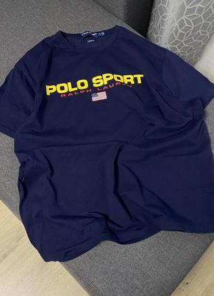Футболка polo Кеди ralph lauren темно-синяя оригинал