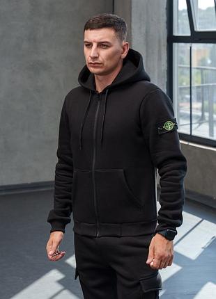 Зимний спортивный костюм stone island fleece окончательный размер