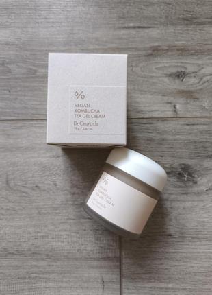 Dr. ceuracle vegan kombucha tea gel cream – легкий увлажняющий гель-крем с комбучой 75 мл