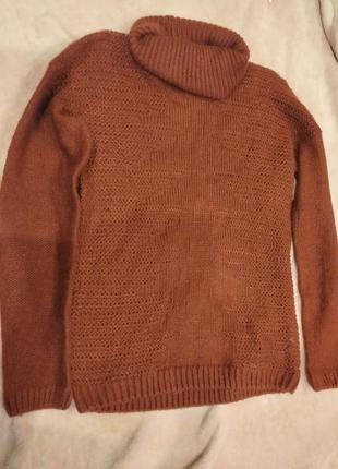 Свитер светло-бордовый