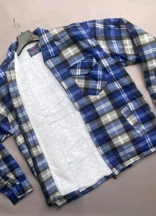 Мужская рубашка на меху, 48-56 размеров. 290373