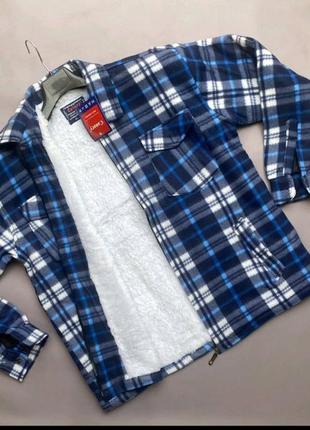 Мужская рубашка на меху, 48-56 размеров. 290373