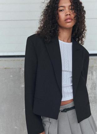 Блейзер пиджак жакет оверсайз zara s 36 m 38