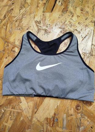 Спортивний топ бюст nike big Lime