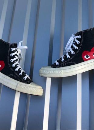 Кеди converse × comme des garcons