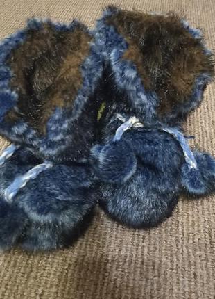 Черевики зі штучного хутра 1-1.5 р