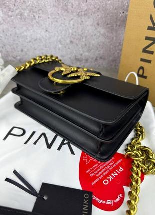 Сумка клатч premium 1:1 найвища якість  pinko black gold8 фото