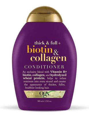 Професійний американський кондиціонер ogx biotin&collagen usa