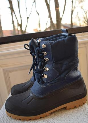 Зимние ботинки сноубутсы калоша прорезиненные валенки р. 39\40 stone modes