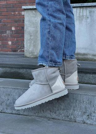 Угги угги угги ugg Uma black lather5 фото
