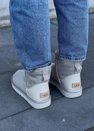 Угги угги угги ugg Uma black lather9 фото