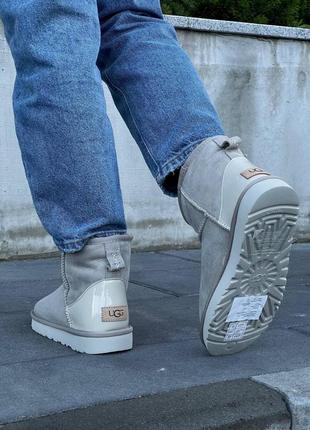 Угги угги угги ugg Uma black lather8 фото