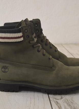 Timberland primaloft premium чоловічі класичні зимові чоботи хакі оригінал шкіра 47 розмір