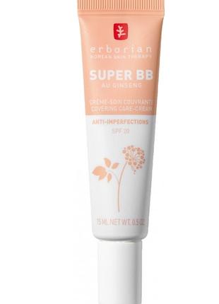 Erborian super bb with ginseng 15 ml бб clair