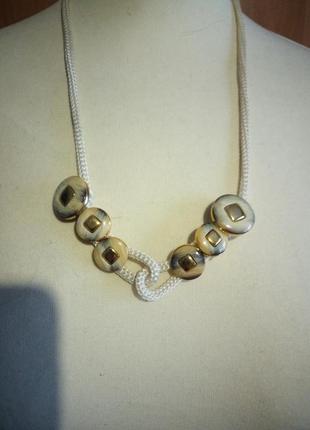 Подвеска на шею- крупное креативное украшение хенд мейд винтаж