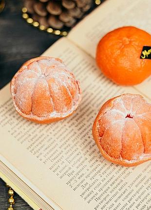 Подарунок на новий рік - мило мандаринка, новорічні подарунки, маленький подарунок, оригінальний подарунок