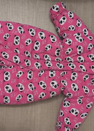 Яркий термо комбинезон для девочки