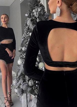 Роскошный бархатный комплект