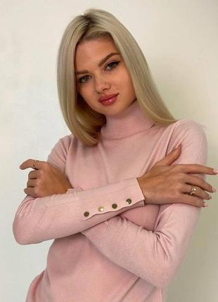 Гольф с пуговицами премиум качества свитерик в цветах