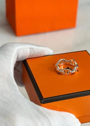 Серебряное невероятное брендовое женское колечко