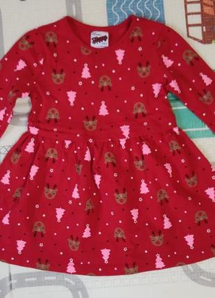 Новогоднее платье george на 2-3 года