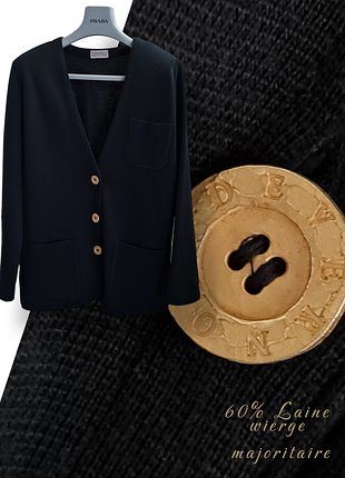 Плотный классический кардиган франция винтаж